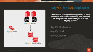 MySQL InnoDB Cluster / ReplicaSet - Making Provisioning ...