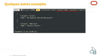 Quelques autres examples
Copyright @ 2022 Oracle and/or its affiliates.
28
 
