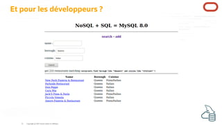 Et pour les développeurs ?
Copyright @ 2022 Oracle and/or its affiliates.
31
 
