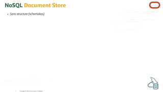 NoSQL Document Store
Sans structure (schemaless)
Copyright @ 2022 Oracle and/or its affiliates.
5
 