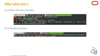 Aller plus loin !
Le meilleur des deux mondes:
Et le résultat en action:
Copyright @ 2022 Oracle and/or its affiliates.
53
 
