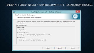 My sql installation | PPTX