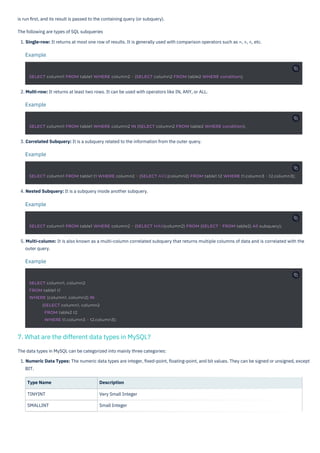 MySQL Interview Questions and Answers PDF By ScholarHat.pdf