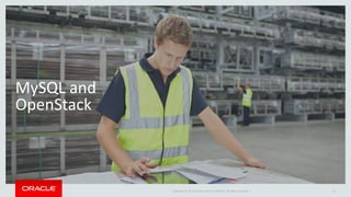 Copyright © 2014 Oracle and/or its affiliates. All rights reserved. | 
MySQL and 
OpenStack 
25 
 