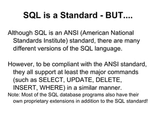 MySQL intro | PPT