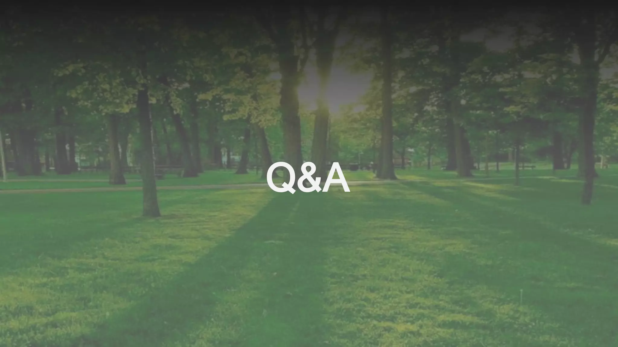 Q&A
 
