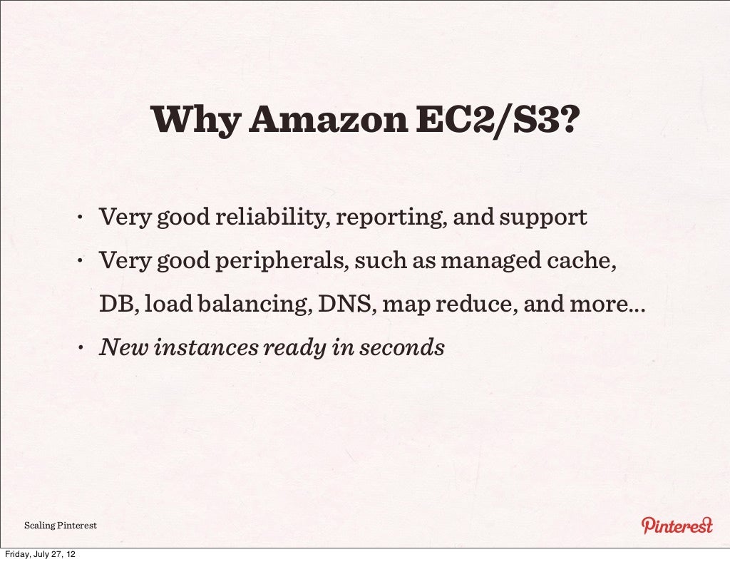 Why Amazon EC2/S3? · Very
