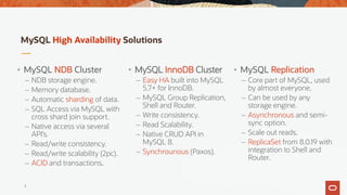 MySQL NDB Cluster 8.0 | PDF
