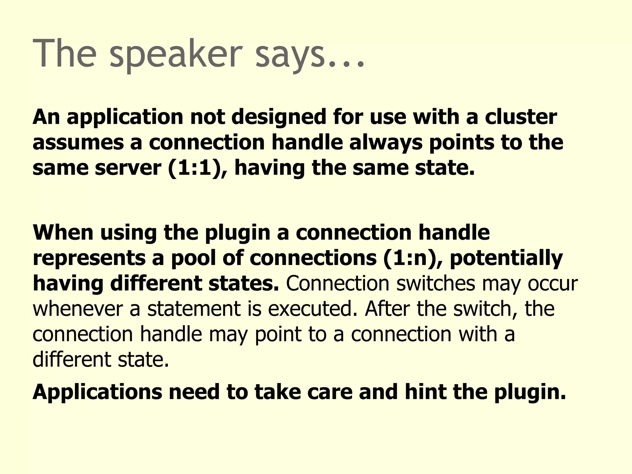 The plugin for all of you MySQL Server 1 MySQL Server 2 MySQL Server n 