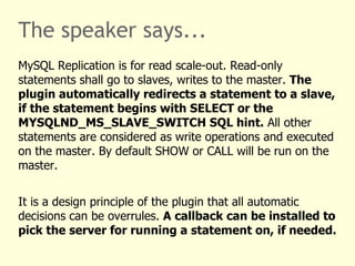 Custom: callback Connection Pooling Lazy connections 