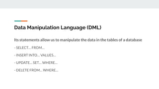 MySQL notes - Basic Commands and Definitions | PDF | Databases ...