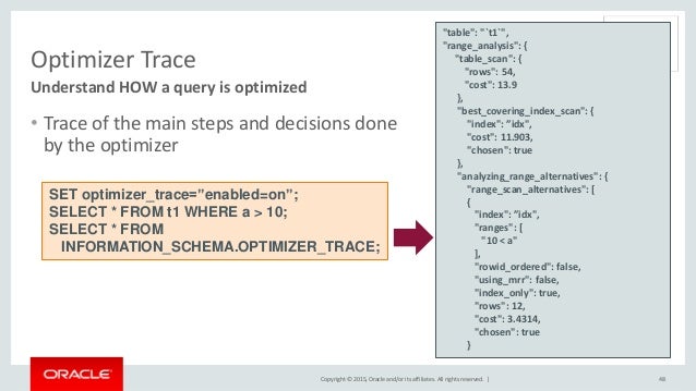 mysql optimizer trace