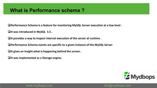 MySQL Performance Schema in Action | PDF