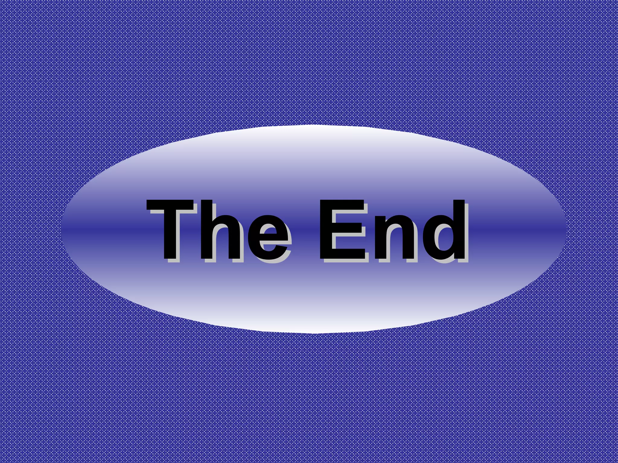 The End 