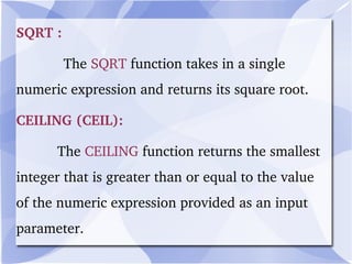 DROP  Command - is used to  delete or drop  the database/table.  