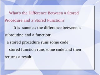 FLOOR:   It returns the integer that is less than or equal to the value of the numeric expression provided as an input parameter. 