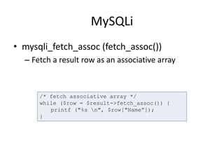 MySQL Record Operations | PPT