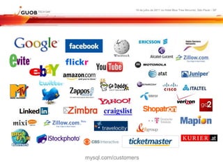 16 de julho de 2011 no Hotel Blue Tree Morumbi, São Paulo - SP




mysql.com/customers
 