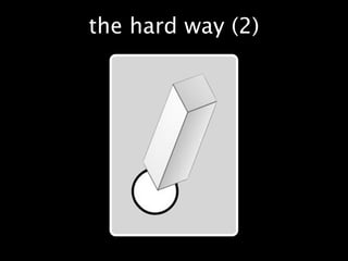 the hard way (2)
 
