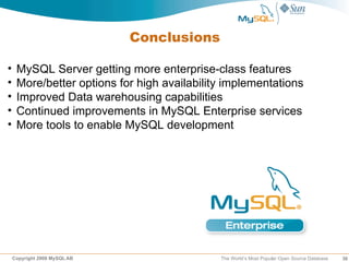 My sql roadmap 2008 2009 | PDF