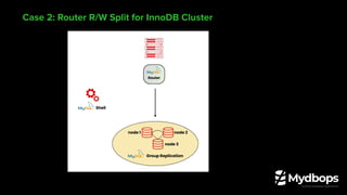 Case 2: Router R/W Split for InnoDB Cluster
 