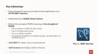 MySQL Router - Explore The Secrets (MySQL Belgian Days 2024) | PDF