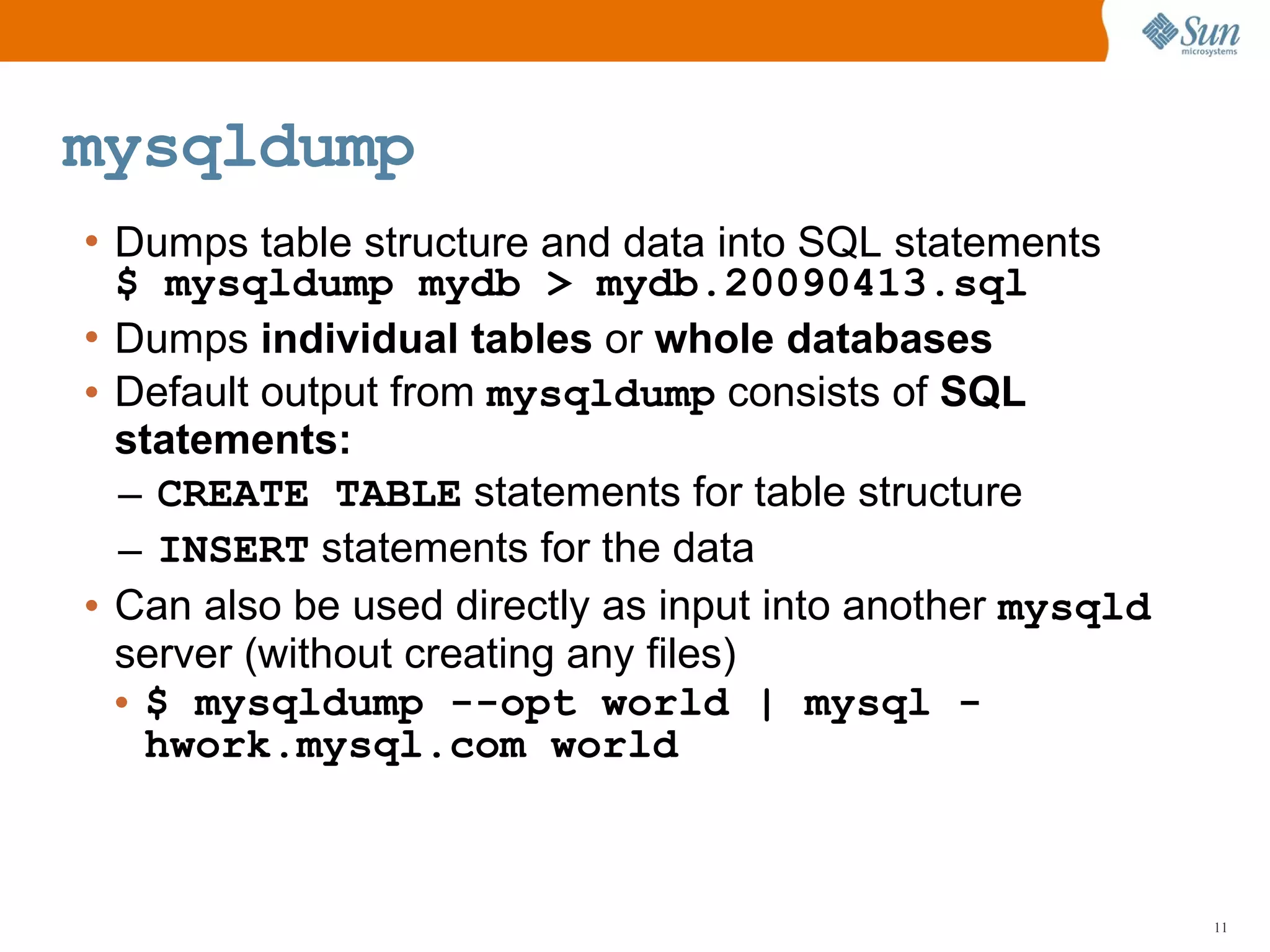 MySQL Server Backup, Restoration, and Disaster Recovery Planning