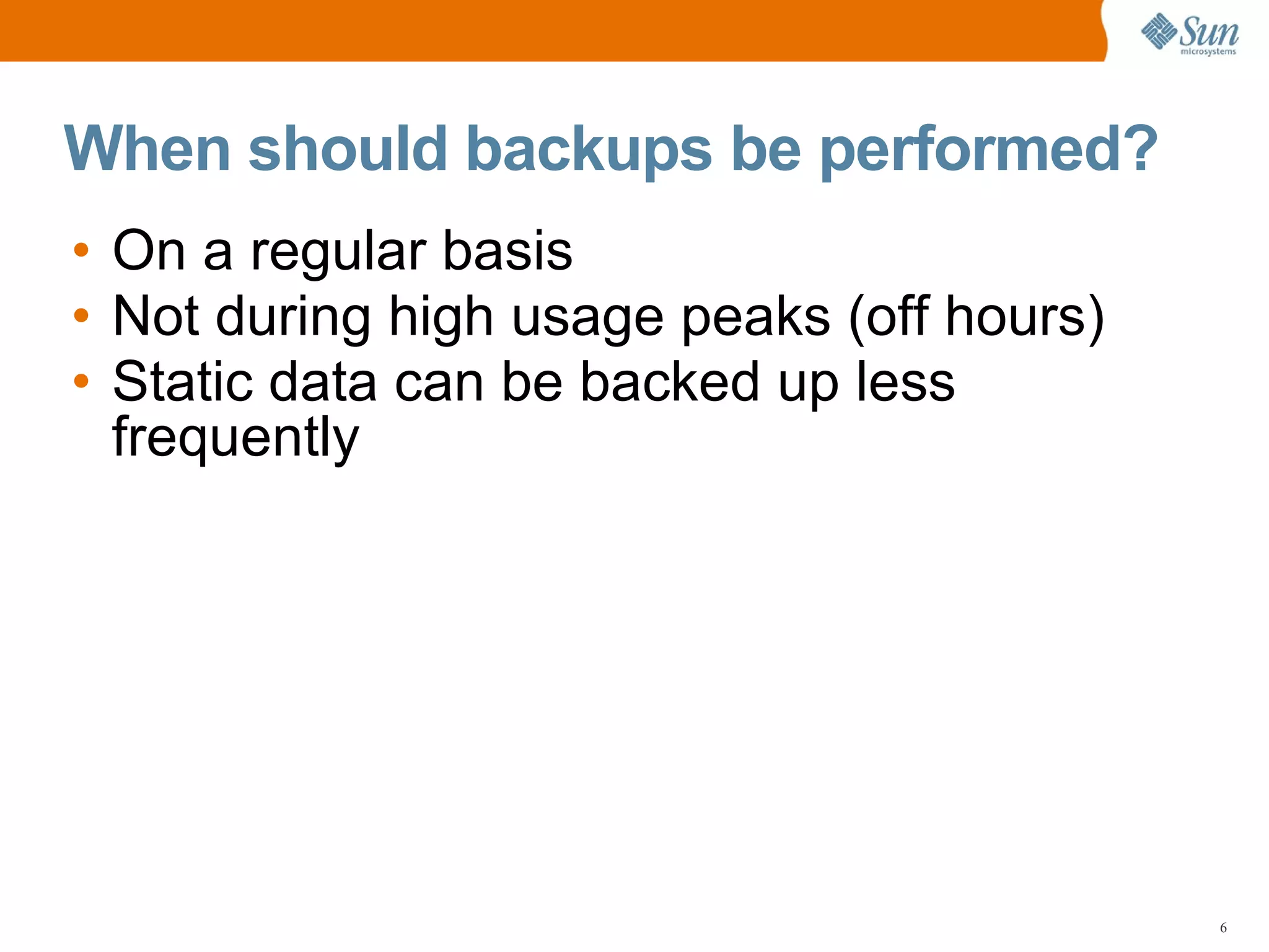MySQL Server Backup, Restoration, and Disaster Recovery Planning