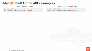 MySQL Shell for DBAs | PDF