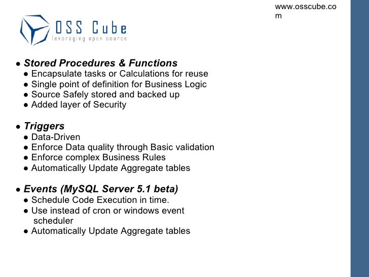 Dumping MySQL Stored Procedures, Functions and Triggers ...
