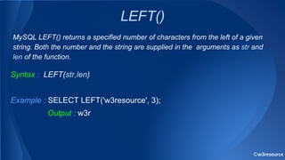 MySQL String Functions.pptx