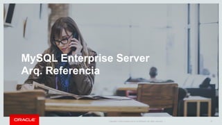 MySQL Enterprise Server 
Arq. Referencia 
Copyright © 2014 Oracle and/or its affiliates. All rights reserved. | 
27 
 