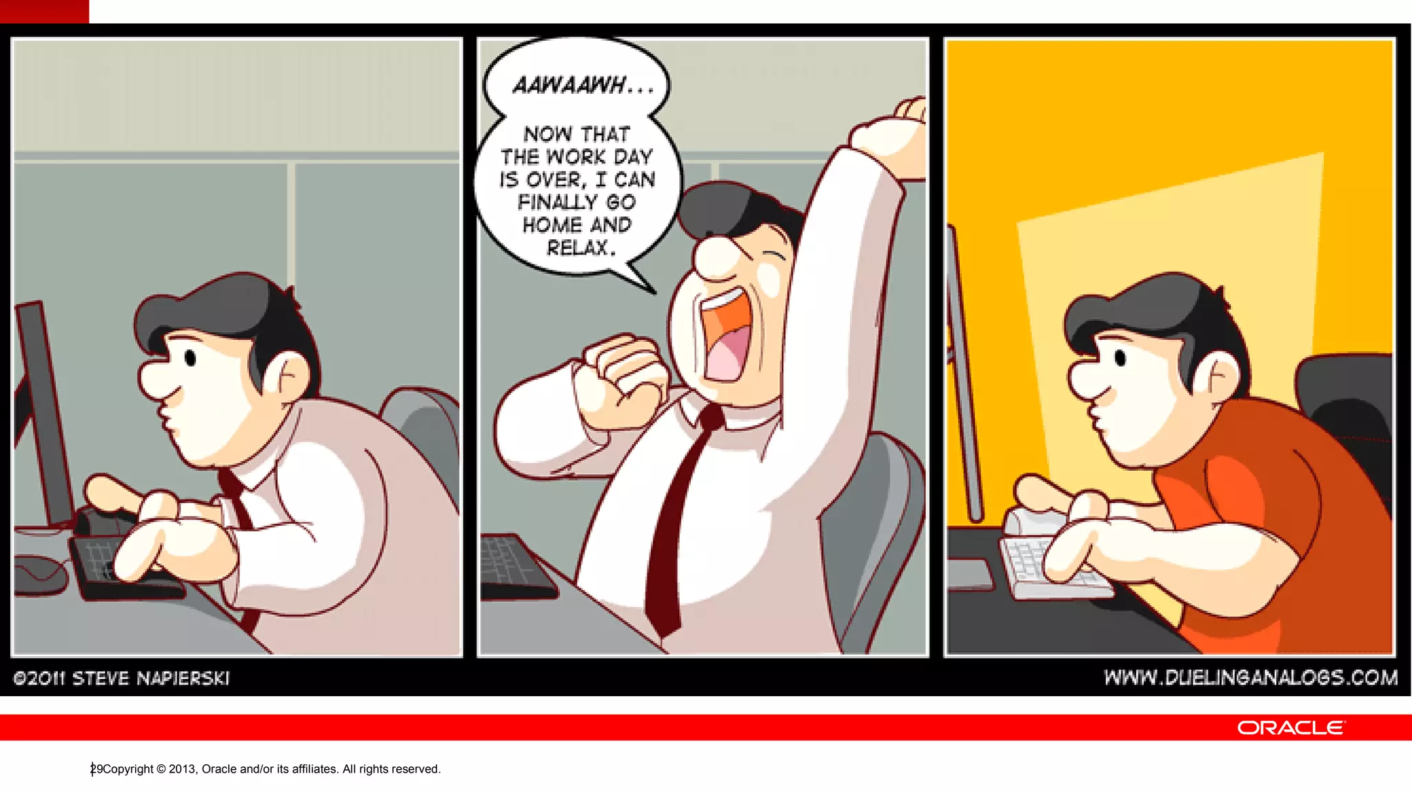 29Copyright © 2013, Oracle and/or its affiliates. All rights reserved.

 