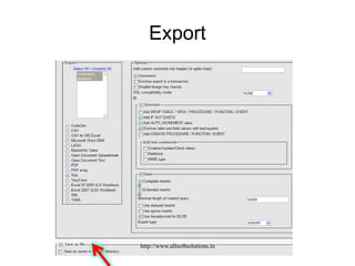 Export
http://www.allsoftsolutions.in
 