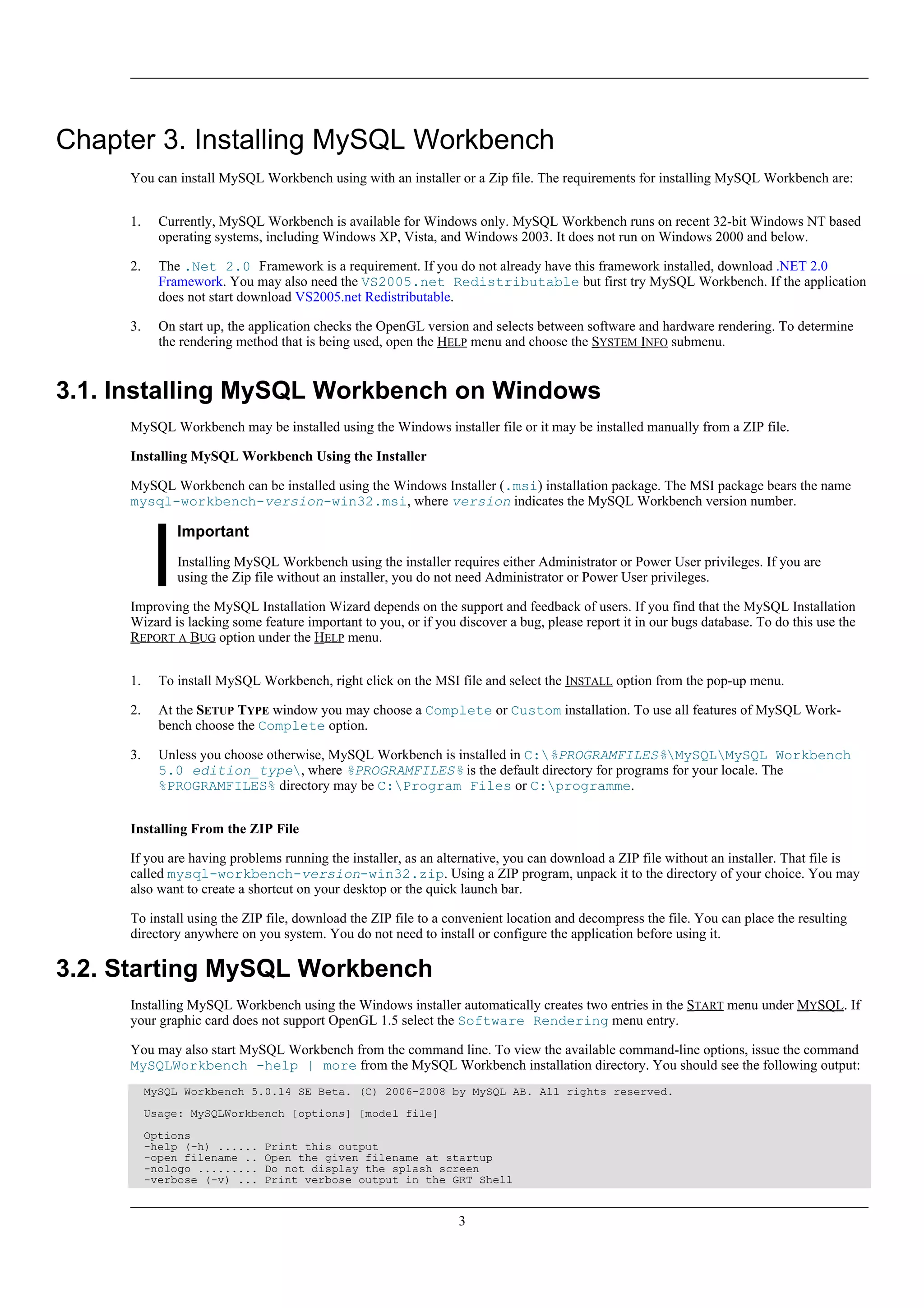 My sql workbench | PDF
