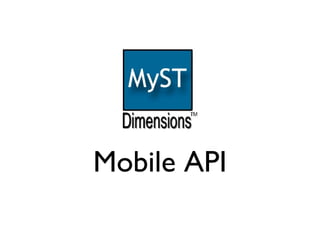 Mobile API