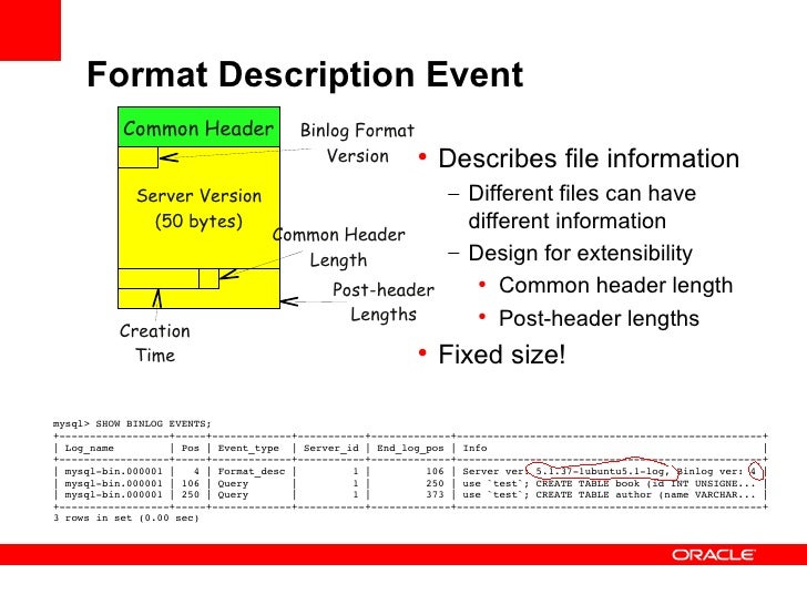 mysql binary log options