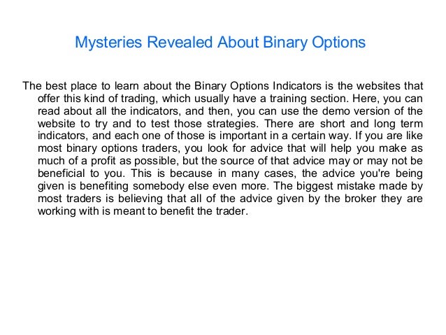 Best way to learn binary options