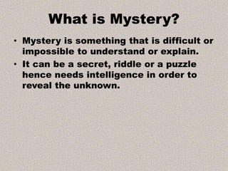 World Mysteries | PPT