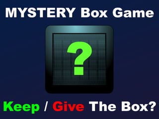 MYSTERY BOX TEMPLATE - Quiz Game on Powerpoint | PPTX