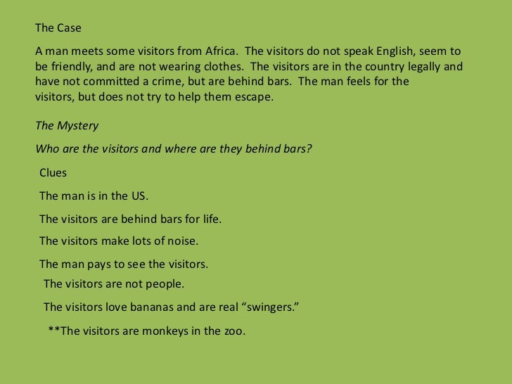 Mystery Inference Examples In Literature Mystery Inference Examples In Literature