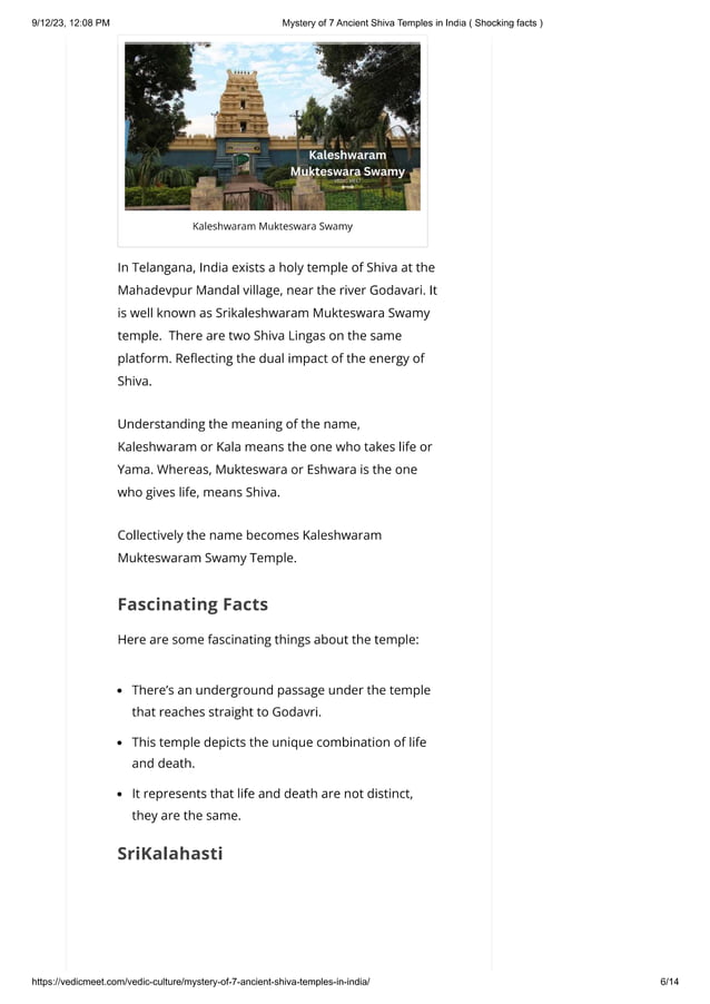 Mystery of 7 Ancient Shiva Temples in India.pdf