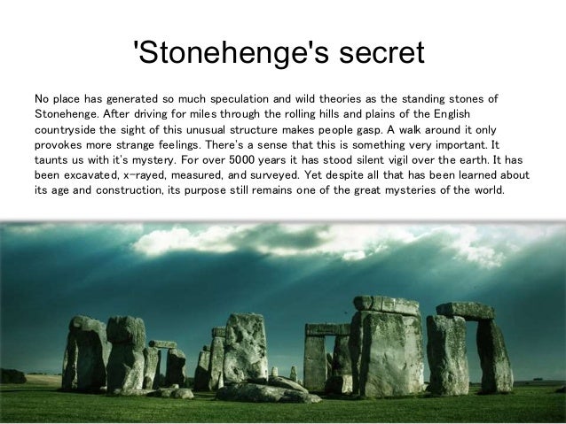 Mystery of STONEHENGE