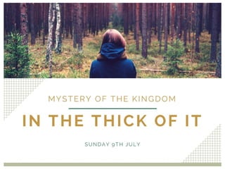 Mystery of the kingdom - In the thick of it