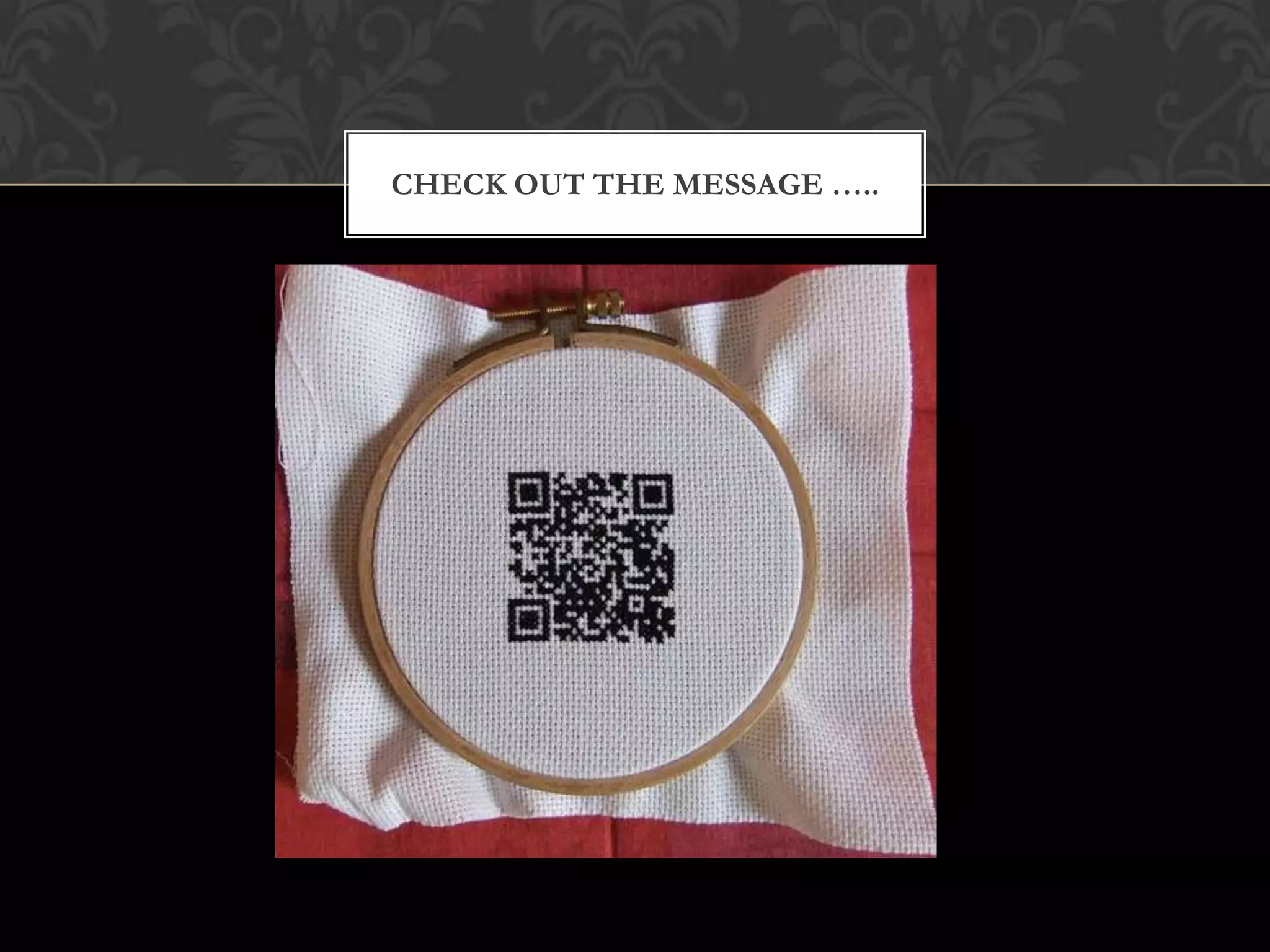 CHECK OUT THE MESSAGE …..
 