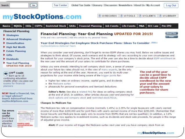 Is exercising stock options a taxable event