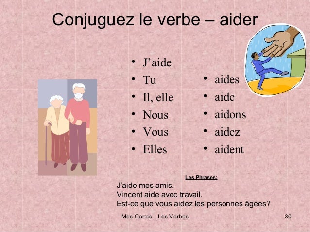 Le Verbe Aider Au Futur , CONJUGAISON – YLHE