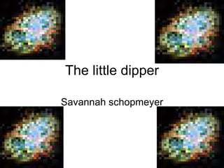 The little dipper Savannah schopmeyer 