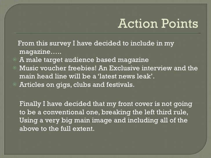 My Survey Results
