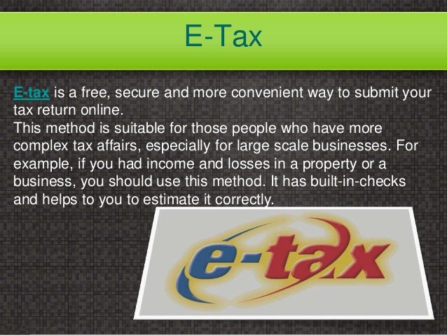 Ato Tax Return Online